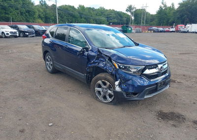 2019 Honda Cr-v Ex-l, daño Lateral derecho, Iaai lote 45961092