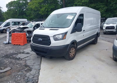 2019 Ford Transit-250, Rear damage, Iaai lot 45062104, photo 2 of 6