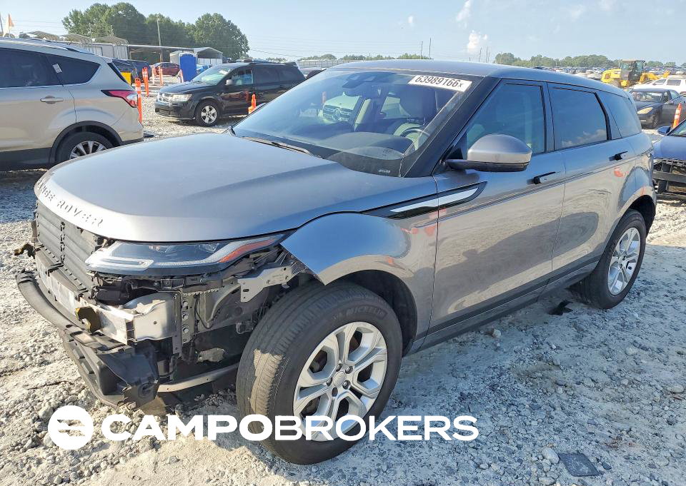 2020 Land Rover Range Rover Evoque S, Front End damage, Copart lot 63989166