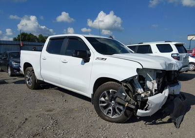 2021 Chevrolet Silverado 1500 4wd  Short Bed Rst, daño Frontal, Iaai lote 45722199