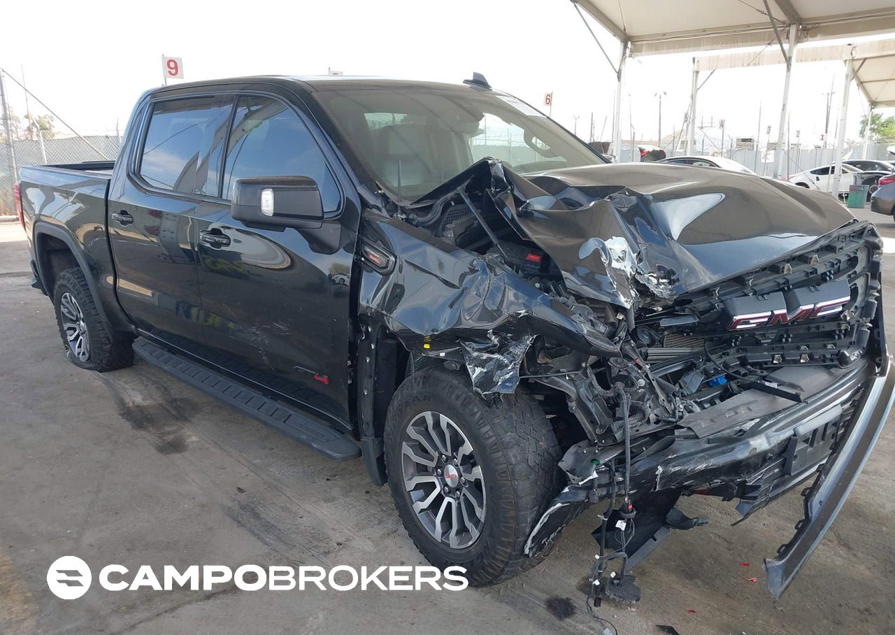 2021 Gmc Sierra 1500 4wd  Short Box At4, пошкодження: Правий перед, Iaai лот 45846329