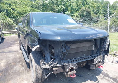 2021 Chevrolet Silverado 1500 4wd  Short Bed Lt Trail Boss, Front End damage, Iaai lot 45657800, photo 6 of 17