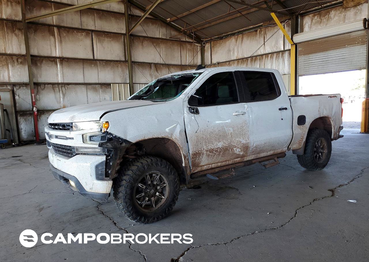 2019 Chevrolet Silverado K1500 Lt, Front End damage, Copart lot 62292346