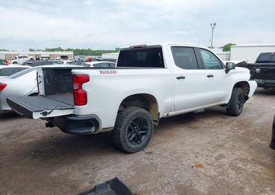 2021 Chevrolet Silverado 1500 4wd  Short Bed Lt Trail Boss, daño Frontal, Iaai lote 44852454, foto 4 de 17