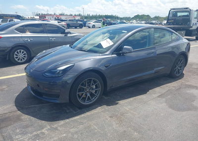 2023 Tesla Model 3 Rear-wheel Drive, daño Trasero derecho, Iaai lote 45832996, foto 2 de 6