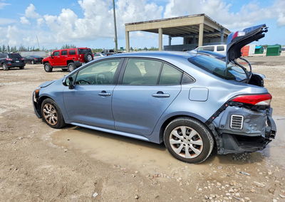 2021 Toyota Corolla Le, daño Trasero, Copart lote 58398476, foto 2 de 6