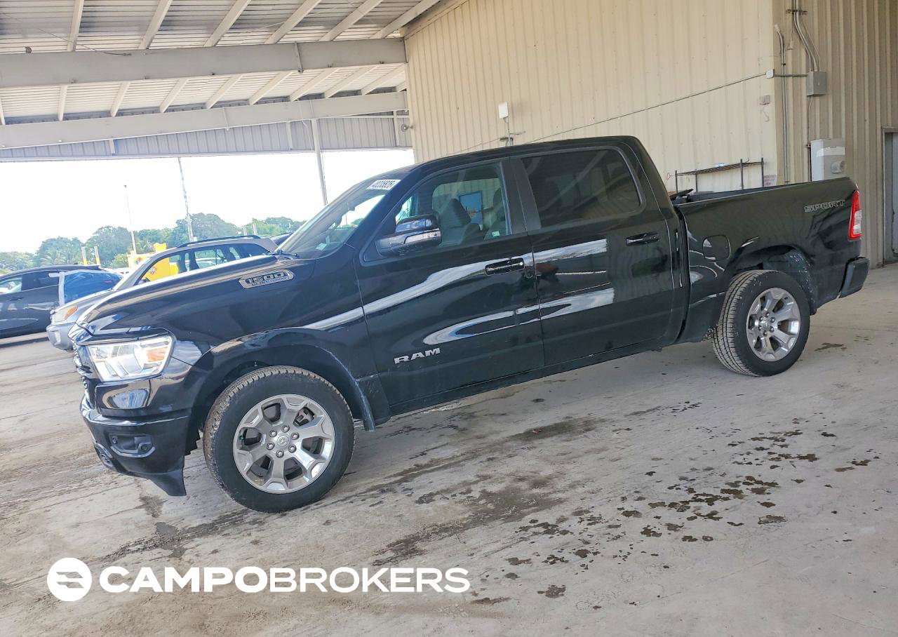 2023 Ram 1500 Big Horn, daño Trasero, Copart lote 48235826