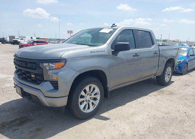 2024 Chevrolet Silverado 1500 4wd  Short Bed Custom, uszkodzenie: Podwozie, Iaai lot 45723053, zdjęcie 2 z 6