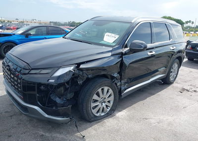 2025 Hyundai Palisade Sel, daño Lateral izquierdo, Iaai lote 45637378, foto 2 de 6