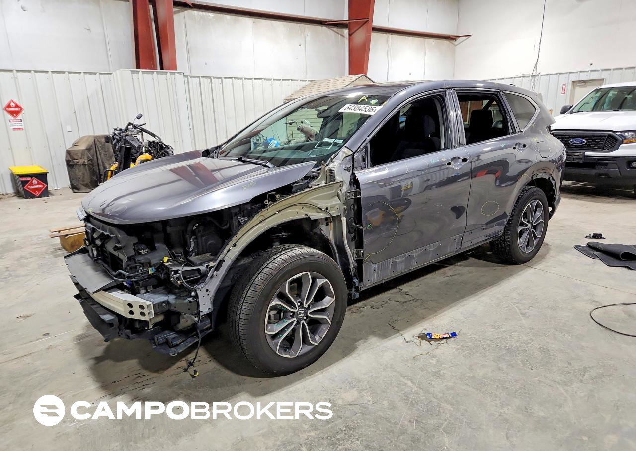 2020 Honda Cr-v Ex, Side damage, Copart lot 64384536