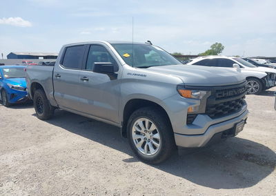 2024 Chevrolet Silverado 1500 4wd  Short Bed Custom, Undercarriage damage, Iaai lot 45723053