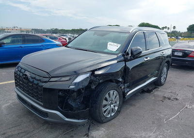 2025 Hyundai Palisade Sel, daño Lateral izquierdo, Iaai lote 45637378, foto 6 de 6