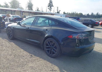 2021 Tesla Model S Long Range Dual Motor All-wheel Drive, пошкодження: Правий перед, Iaai лот 45902942, фото 3 з 6