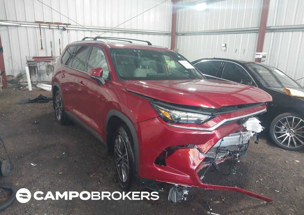 2026 Toyota Grand Highlander Hybrid Max Platinum, пошкодження: Передня частина, Iaai лот 45805251