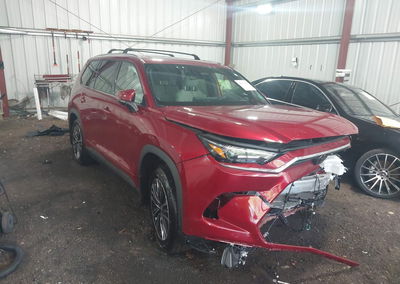 2026 Toyota Grand Highlander Hybrid Max Platinum, Front End damage, Iaai lot 45805251