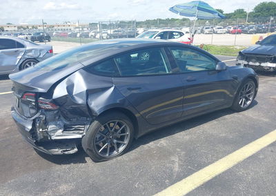 2023 Tesla Model 3 Rear-wheel Drive, daño Trasero derecho, Iaai lote 45832996, foto 4 de 6