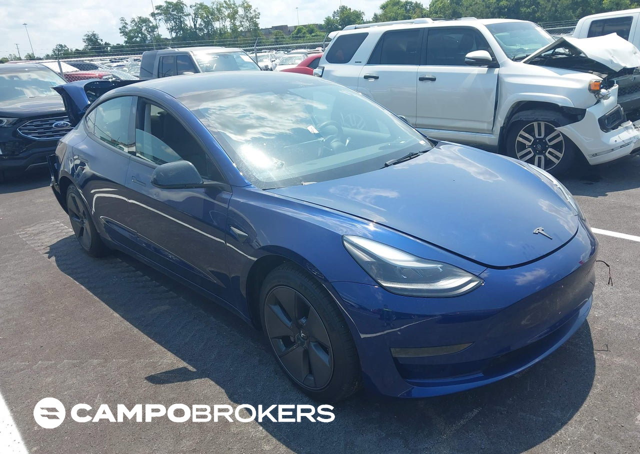 2023 Tesla Model 3 Rear-wheel Drive, daño Trasero, Iaai lote 45850399