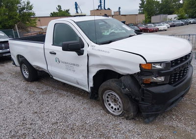 2020 Chevrolet Silverado 1500 2wd  Long Bed Wt, Front End damage, Iaai lot 45162142