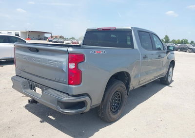 2024 Chevrolet Silverado 1500 4wd  Short Bed Custom, uszkodzenie: Podwozie, Iaai lot 45723053, zdjęcie 4 z 6