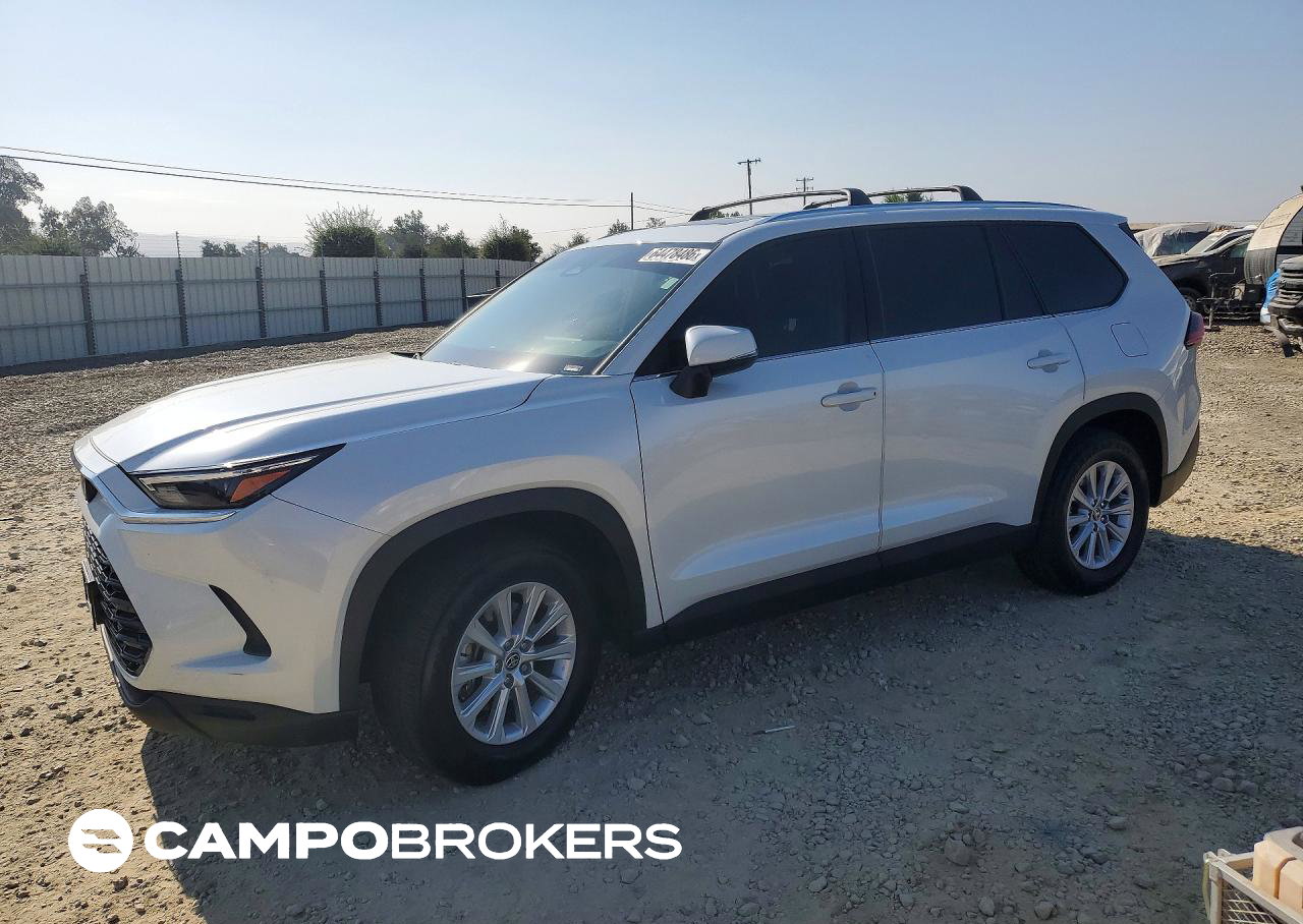 2025 Toyota Grand Highlander Hybrid Xle, Side damage, Copart lot 64478486