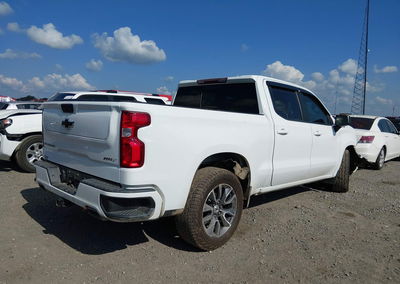2021 Chevrolet Silverado 1500 4wd  Short Bed Rst, Front End damage, Iaai lot 45722199, photo 4 of 6