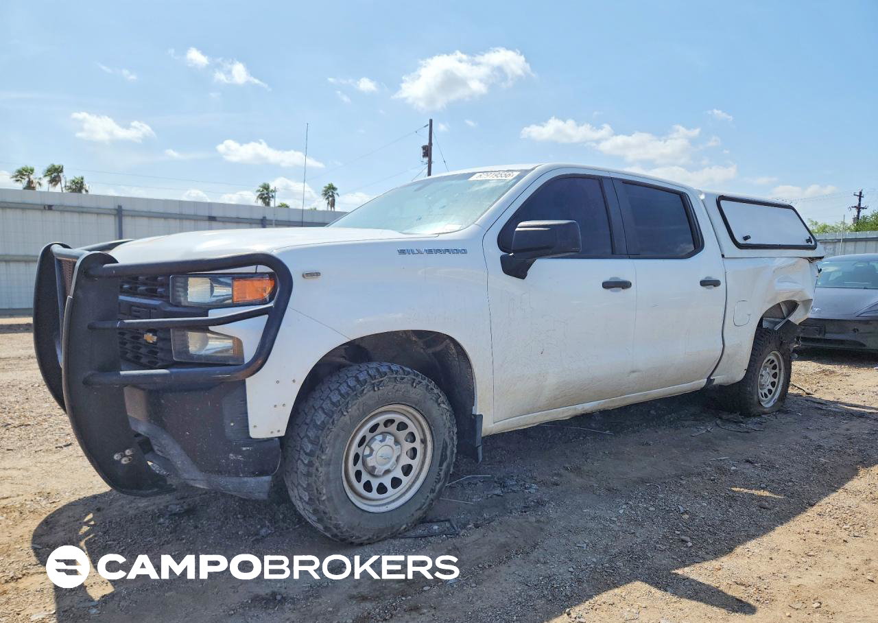 2020 Chevrolet Silverado K1500, пошкодження: Задня частина, Copart лот 62919556
