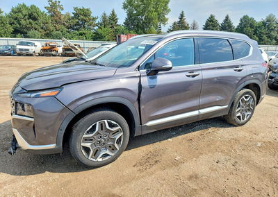 2022 Hyundai Santa Fe Limited, daño Frontal, Copart lote 67241826