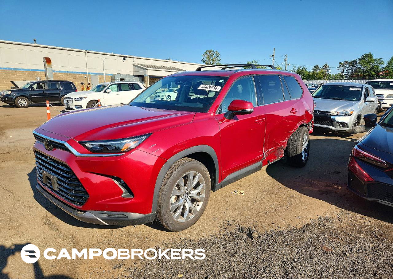 2024 Toyota Grand Highlander Limited, пошкодження: Задня частина, Copart лот 64426656