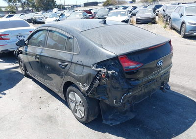 2019 Hyundai Ioniq Hybrid Blue, daño Frontal, Iaai lote 45700488, foto 3 de 6