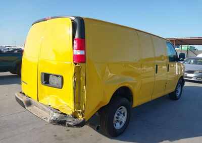 2021 Chevrolet Express Cargo Rwd 2500 Regular Wheelbase Wt, daño Trasero, Iaai lote 45885509, foto 4 de 6