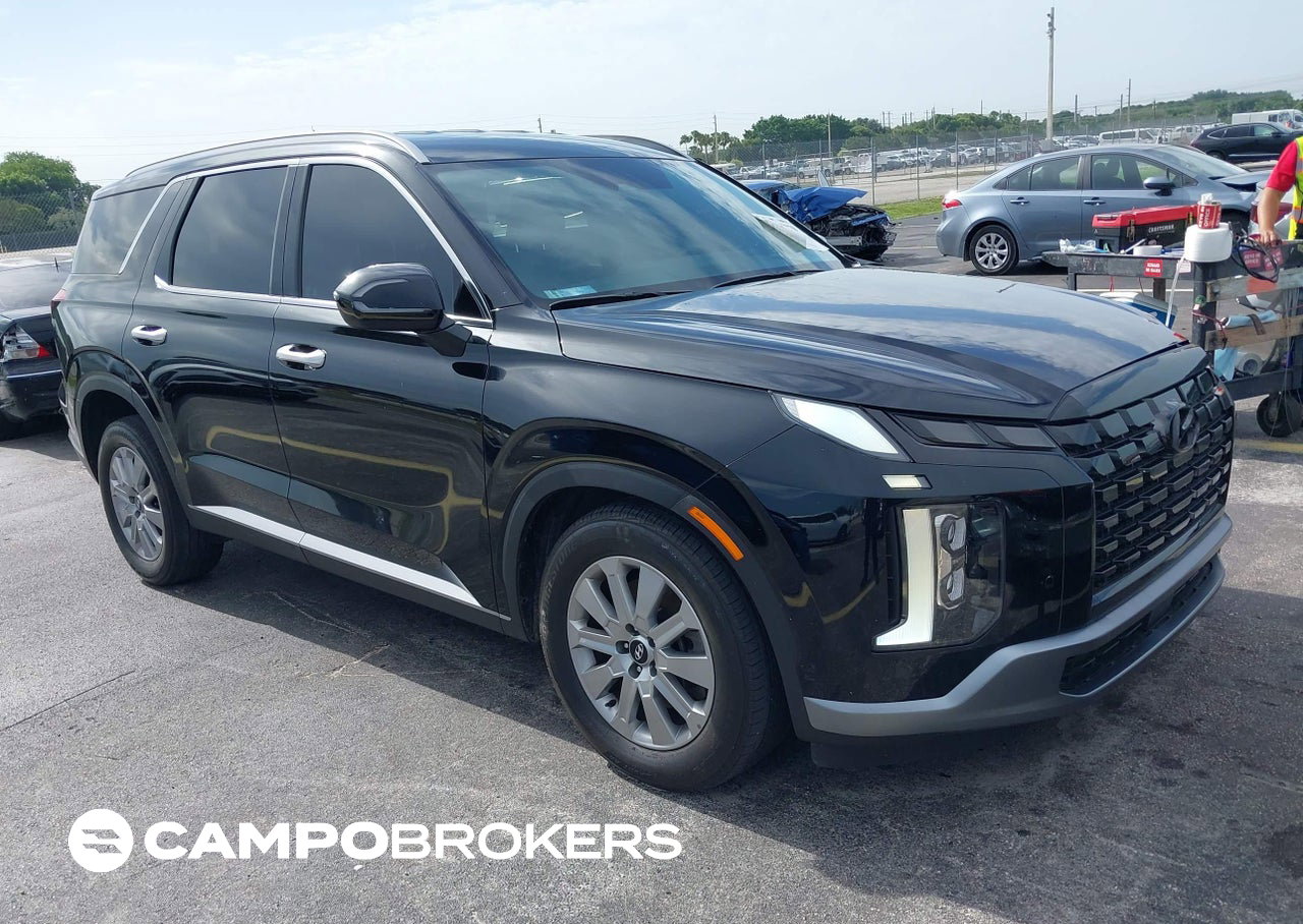 2025 Hyundai Palisade Sel, daño Lateral izquierdo, Iaai lote 45637378