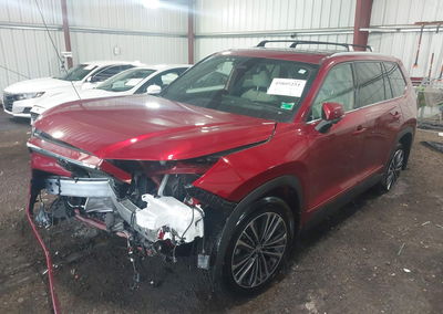 2026 Toyota Grand Highlander Hybrid Max Platinum, пошкодження: Передня частина, Iaai лот 45805251, фото 2 з 6