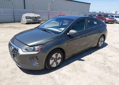 2020 Hyundai Ioniq Hybrid Blue, пошкодження: Normal Wear & Tear, Iaai лот 45478230, фото 2 з 6