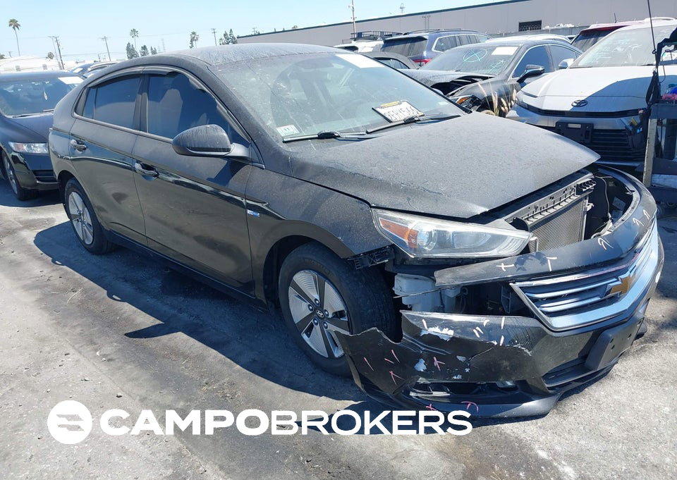 2019 Hyundai Ioniq Hybrid Blue, daño Frontal, Iaai lote 45700488