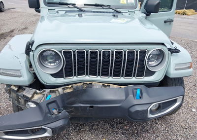 2024 Jeep Wrangler 4xe Sahara 4xe, daño Frontal, Iaai lote 45197078, foto 6 de 16