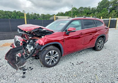 2024 Toyota Highlander Xle, пошкодження: Передня частина, Copart лот 62128586