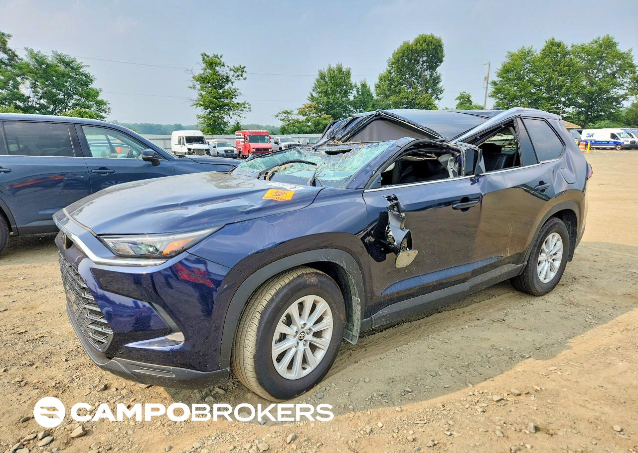 2026 Toyota Grand Highlander Hybrid Xle, пошкодження: Перекидання, Copart лот 61158176