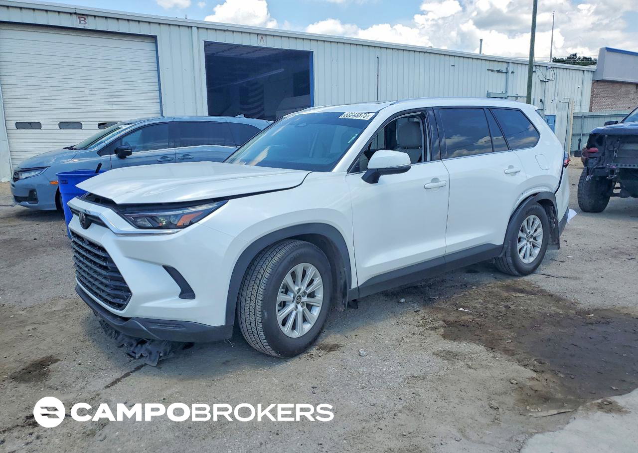 2025 Toyota Grand Highlander Xle, daño Frontal, Copart lote 63848676