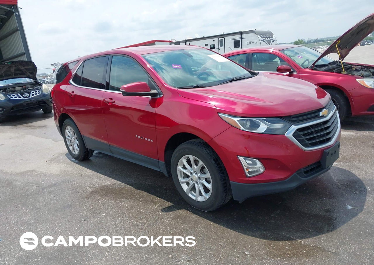 2019 Chevrolet Equinox Lt, daño Trasero izquierdo, Iaai lote 45675997