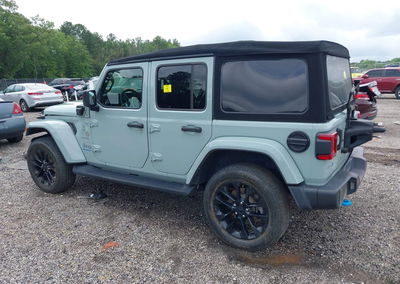 2024 Jeep Wrangler 4xe Sahara 4xe, daño Frontal, Iaai lote 45197078, foto 3 de 16