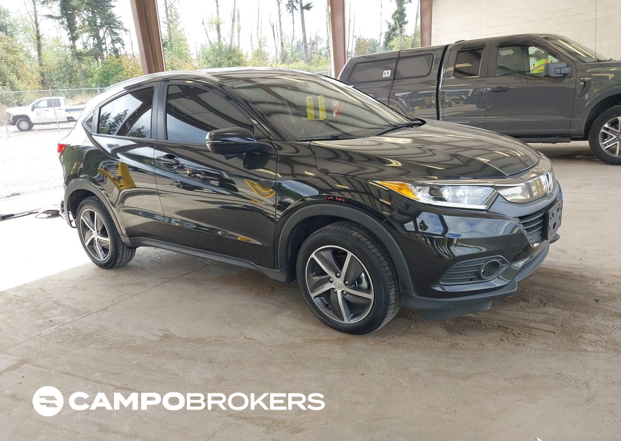 2022 Honda Hr-v Awd Ex, daño Lateral izquierdo, Iaai lote 45855505