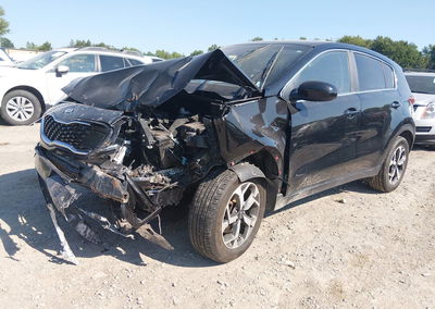 2022 Kia Sportage Lx, Front End damage, Iaai lot 45792447, photo 2 of 17