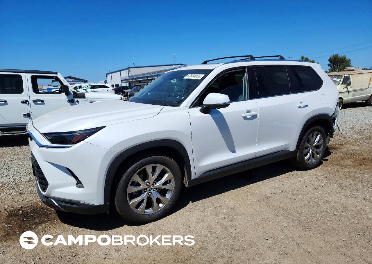 2024 Toyota Grand Highlander Hybrid Limited, uszkodzenie: Tył, Copart lot 66824936