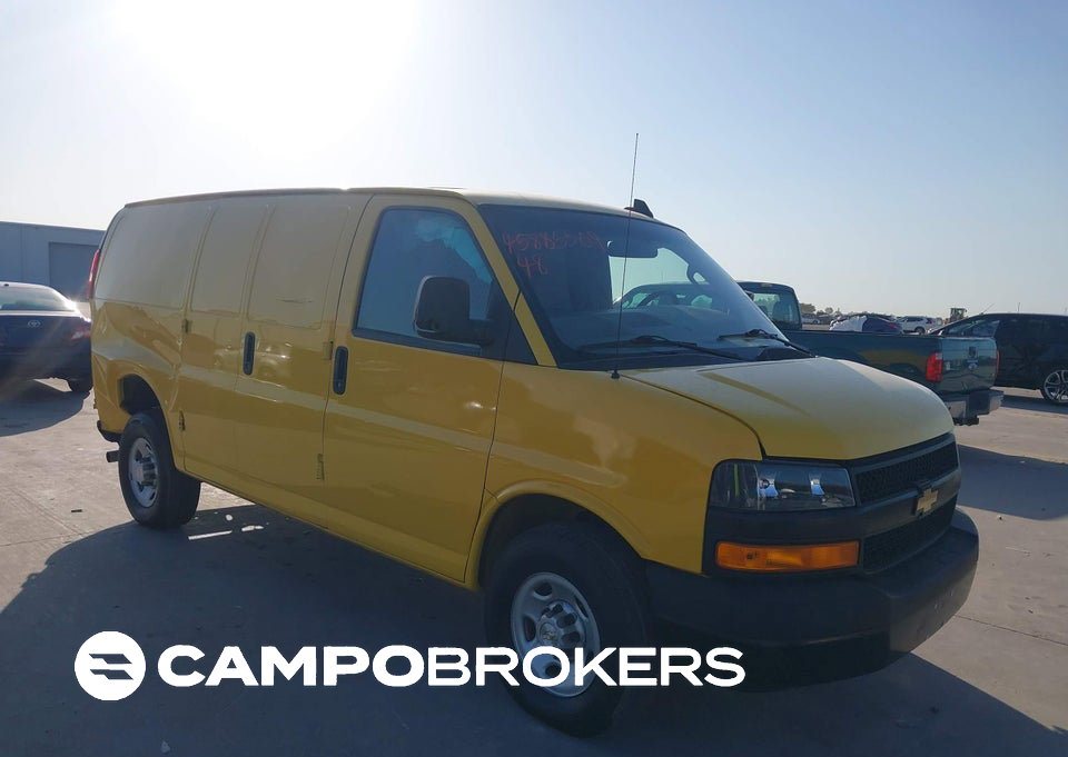 2021 Chevrolet Express Cargo Rwd 2500 Regular Wheelbase Wt, daño Trasero, Iaai lote 45885509