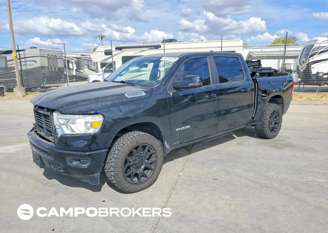 2023 Ram 1500 Big Horn/lone Star, daño Frontal, Copart lote 67719776