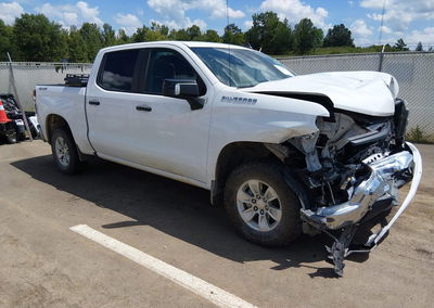 2024 Chevrolet Silverado 1500 4wd  Short Bed Wt, daño Frontal derecho, Iaai lote 45842207