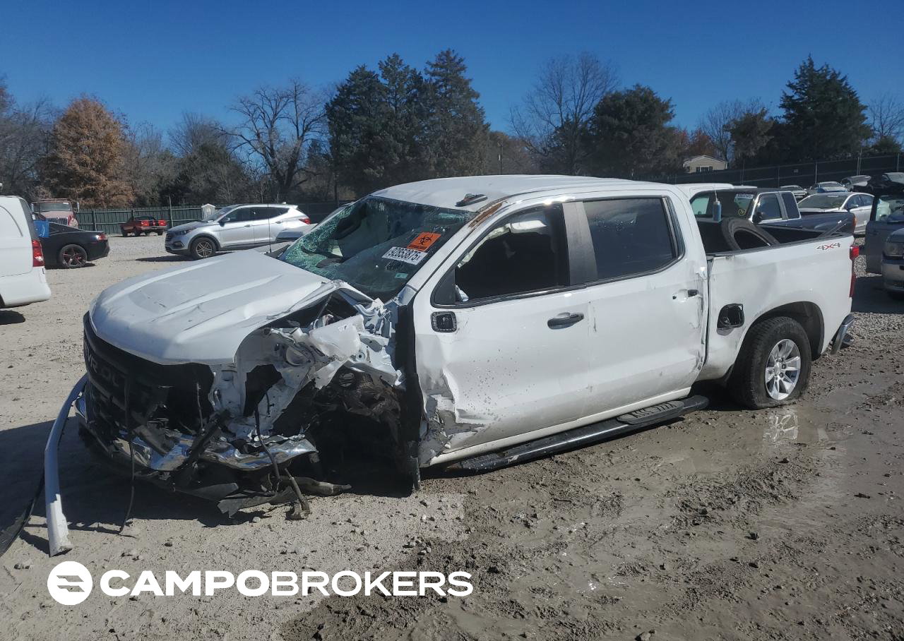 2024 Chevrolet Silverado K1500, daño Inundación, Copart lote 92853875