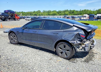 2023 Tesla Model 3, Rear End damage, Copart lot 61556146, photo 2 of 6