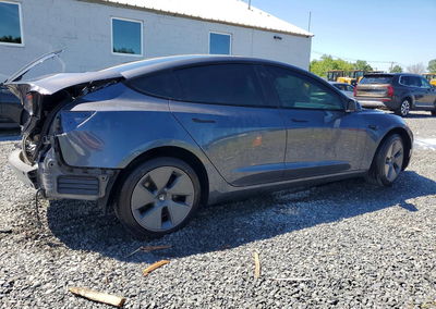 2023 Tesla Model 3, Rear End damage, Copart lot 61556146, photo 3 of 6