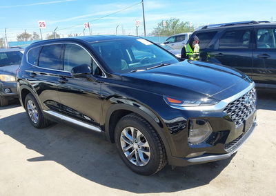 2020 Hyundai Santa Fe Sel, daño Lateral izquierdo, Iaai lote 44780222